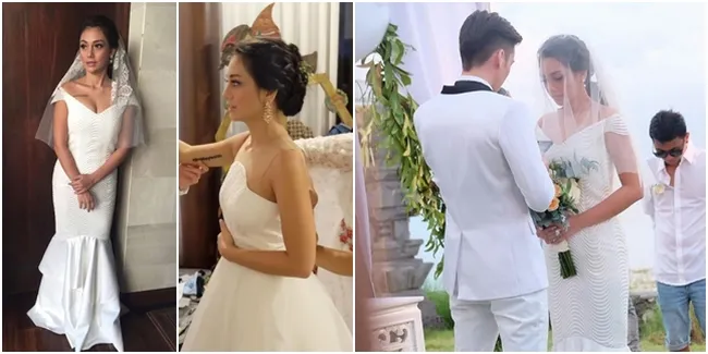 Gaun-Gaun Pernikahan Celine Evangelista, Vintage Klasik Cantik