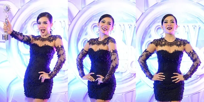 Gaun Hitam Secantik Putri Raja, Ini Foto Syahrini Kalahkan Agnes