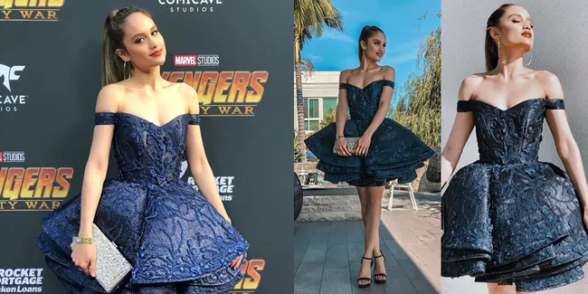 Gaya Cinta Laura di Premiere AVENGERS: INFINITY WARS, Superb!