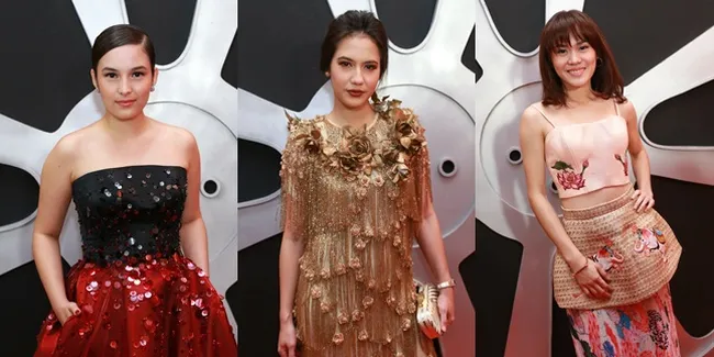 Gaya Glamor Deretan Aktris di Indonesian Movie Actor Awards 2017