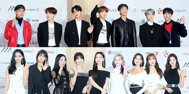Gaya Group K-Pop di Asia Artist Awards 2018, Ada BTS Sampai TWICE