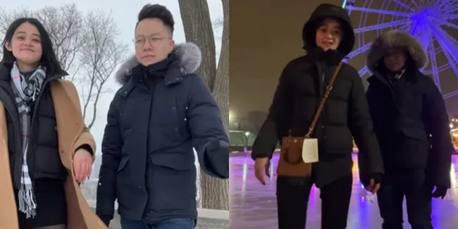 Gaya Pacaran Gisela Cindy dan Sang Pacar di Kanada, Suka Liburan Bareng - Lucu Saat Ciuman