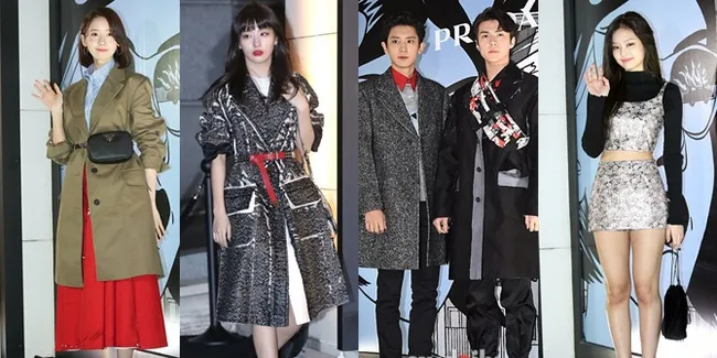 Gaya Unik dan Fashionable Bintang K-Pop Saat Hadiri Event PRADA