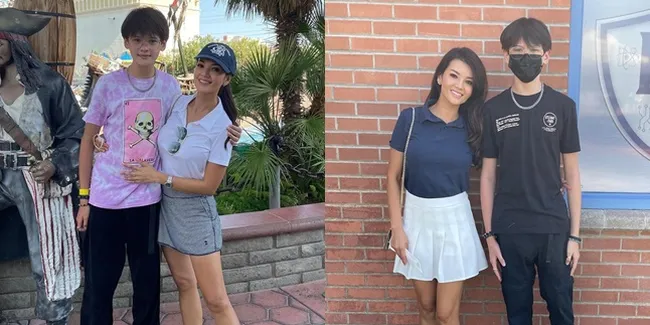 Gayanya ABG Banget, 9 Potret Farah Quinn Bareng Anak Sulungnya - Bak Kakak Beradik