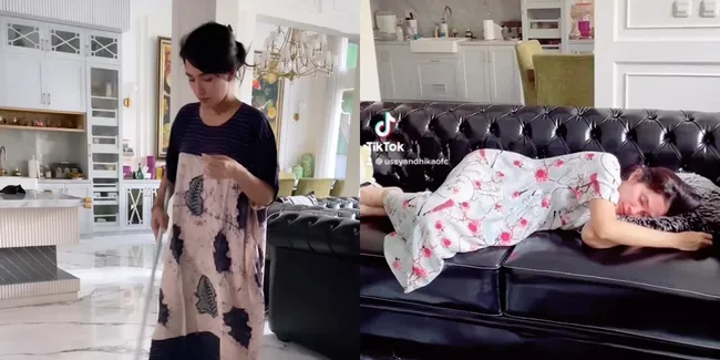 Gayanya Sering Dibilang Mirip ABG, Potret Ussy Sulistiawaty Selalu Pakai Daster di Rumah Kayak Ibu-Ibu Lainnya