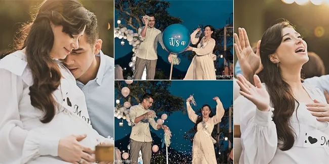 Gelar Gender Reveal Party, Ini 8 Potret Asmirandah yang Cantik Bergaun Putih