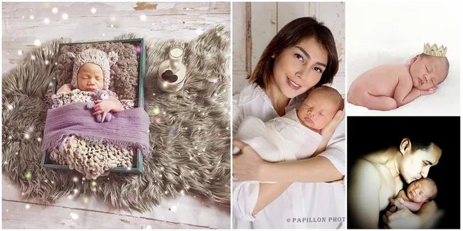Gemas! Pemotretan Anak Ke-3 Arie Untung & Fenita Yang Baru Lahir