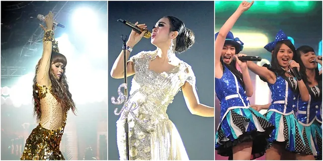 Gemerlap Spektakuler Sederet Artis di Ulang Tahun MNCTV