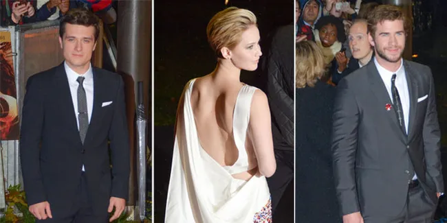 Glamornya Red Carpet Premiere CATCHING FIRE di London