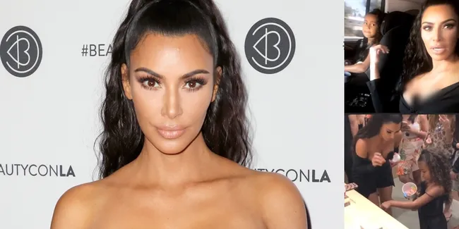 Hadiri Beautycon Los Angeles, Kim Kardashian Ajak North West