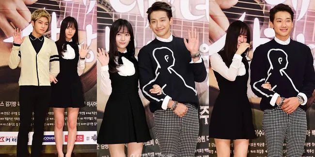 Hadiri Prescon Drama - Rain Super Perhatian ke Krystal fx