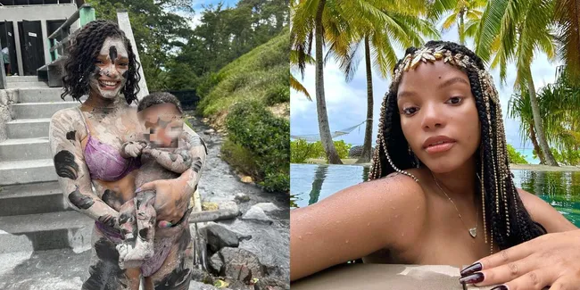 8 Potret Halle Bailey Ungkap Penderitaannya Akibat Depresi Pasca Melahirkan
