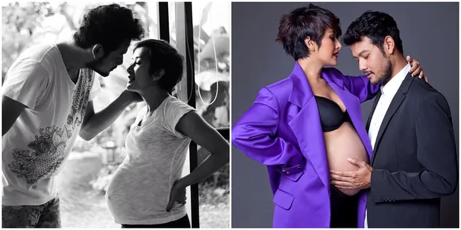 Hamil 9 Bulan, Widi Mulia - Dwi Sasono Berfoto Mesra Nan Romantis