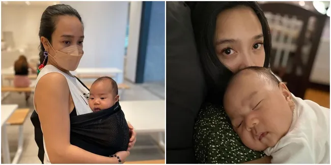Hangat & Penuh Kasih Sayang, Simak Sederet Potret Dea Ananda Saat Momong Baby Sanne