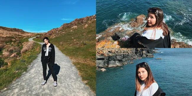 Hobi Travelling, Shaloom Razade Kunjungi Kynance Cove di Inggris