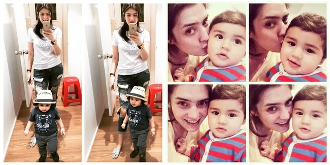 Hot Mom! Potret Kebersamaan Carissa Putri dan Anaknya Yang Unyu