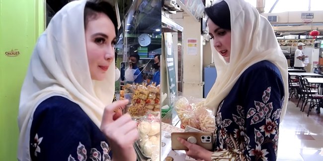 Ibu Pejabat Merakyat, Potret Arumi Bachsin Blusukan ke Pasar Mencari Makanan - Tak Bosan Meladeni Orang Minta Foto