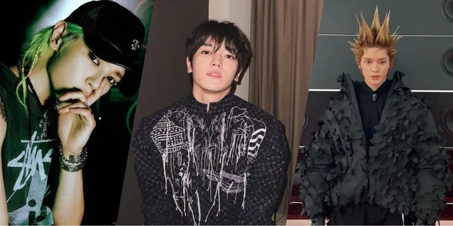 Ikonik! 8 Potret Taeyong NCT, Warna Rambutnya Bisa Menjadi Trend Fashion 2024