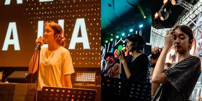Ikut Duta Manggung, 8 Potret Aisha Meglio yang Kini Jadi Backing Vokal Band Sheila on 7 - Dapat Dukungan Sheilagank