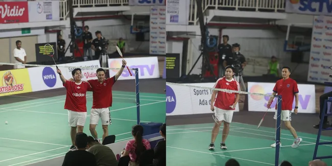Ikut Pertandingan Ganda Putra Pasca Operasi, Jerome Polin Bangga Dipasangkan dengan Legenda Bulu Tangkis