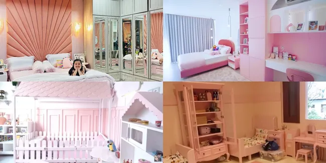 Impian Semua Gadis Cilik, 10 Potret Kamar Anak Artis Bernuansa Pink - Super Gemas Serasa Masuk Rumah Barbie