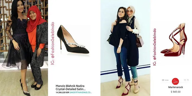 Ini Dia Deretan Harga High Heels Mahal Yang Dipakai Seleb Indo