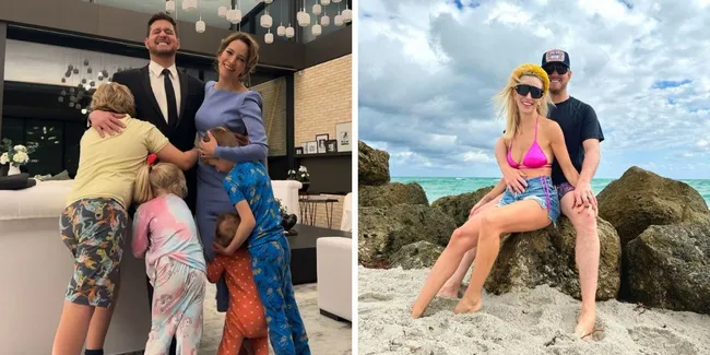 Intip 8 Potret Tampan Michael Buble yang Pancarkan Aura Family Man Banget!