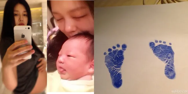 Intip Bayi Mungil Putri Pertama Barbie Hsu Yang Baru Lahir