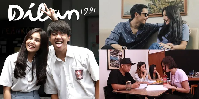 Intip BTS Kekompakan Iqbaal Ramadhan, Vanesha & Cast 'DILAN 1991'