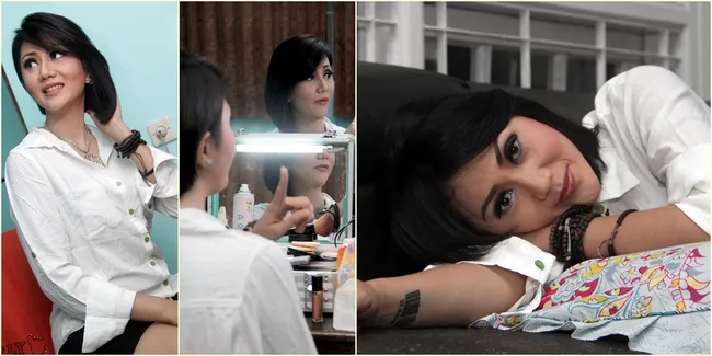 Intip Persiapan Make Up Aida Saskia Jelang Syuting 3 Single