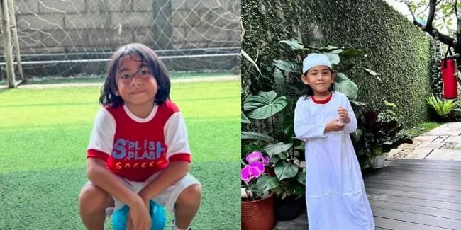 Jadi Anak Cowok Satu-Satunya, 8 Potret Bambang Putra Bungsu Meisya Siregar dan Bebi Romeo yang Puya Hobi Futsal