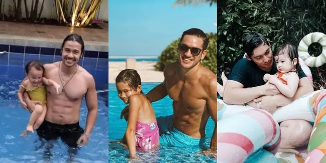 Jadi 'Hot Daddy', 11 Selebriti Tampan Ini Terlihat Lucu Saat Bermain dengan Buah Hatinya