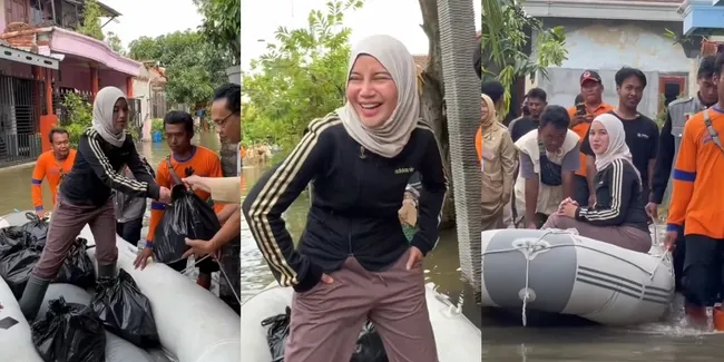 Jadi Istri Bupati Kendal, 11 Potret Chacha Frederica Blusukan ke Daerah Terdampak Banjir - Sempat tak Dikenali Warga