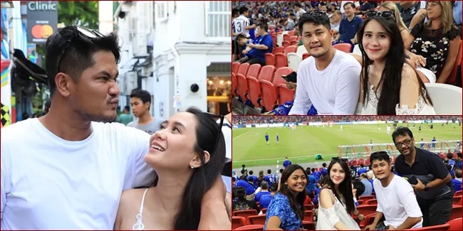Jadi Jurnalis, Puadin Redi Ajak Ryana Dea Nonton Inter VS Chelsea