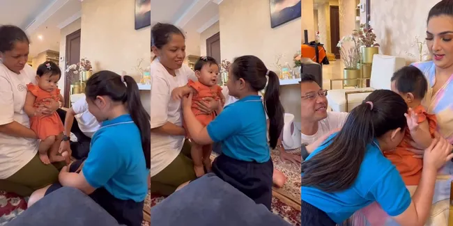 Jadi 'Onty' di Usia 7 Tahun, Potret Arsy Hermansyah Lepas Kangen Sama Baby Ameena - Sempat Nggak Mau Dipanggil Tante