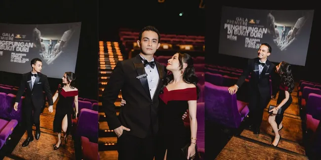 Jadi Pasangan yang Saling Support, Potret Mesra Prilly Latuconsina dan Omara Esteghlal di Gala Premiere 'PENGEPUNGAN DI BUKIT DURI'