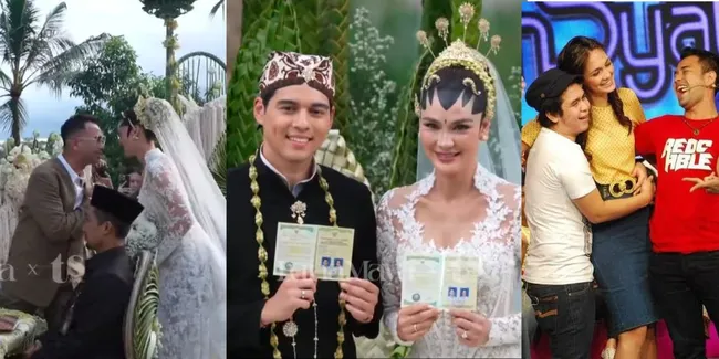 Sahabat Bertahun-tahun, 7 Potret Raffi Ahmad Jadi Saksi Nikah Luna Maya dengan Maxime Bouttier