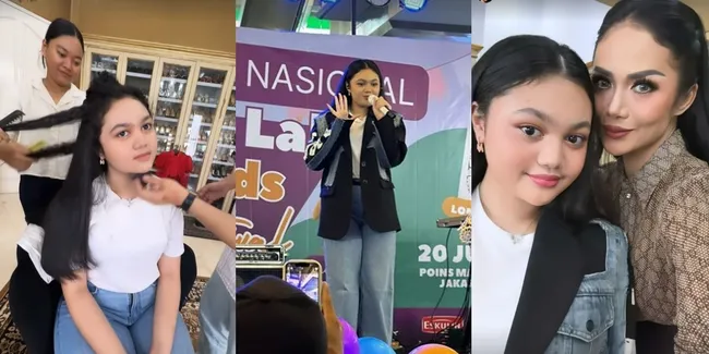 Jadi Saingan Kris Dayanti, 8 Potret Amora Lemos Tampil Dengan Rambut Lurus - Makin Cantik 