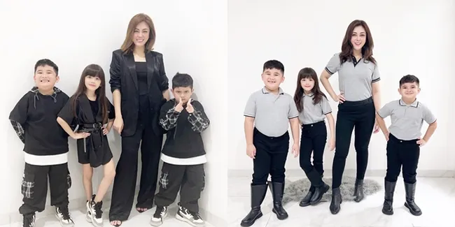 Jadi Single Mom, Begini Potret Kompak Dhena Dhena Devanka Bareng Ketiga Buah Hati Usai Cerai Dari Jonathan Frizzy - Makin Bahagia 