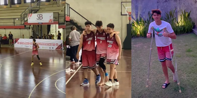 Jadi Top Player, 10 Potret Eddy Meijer Anak Maudy Koesnaedi Alami Cedera Saat Tanding Basket - Diduga Dicurangi Lawan