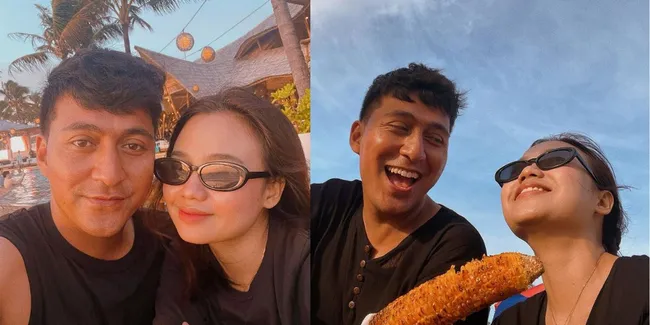 Jarang Umbar Momen Kebersamaan! 8 Potret Romantis Pasangan Kekasih Aulia DA dan Cahu yang Lagi Liburan di Bali