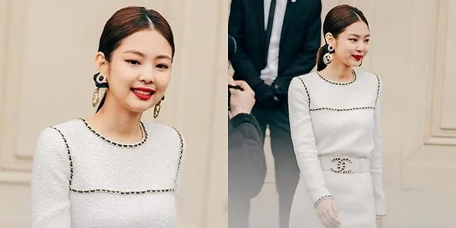Jennie BLACKPINK Bagai Model Pakai Chanel di 'Paris Fashion Week'