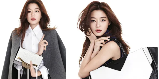 Jeon Ji Hyun Tampilkan Gaya Wanita Elegan