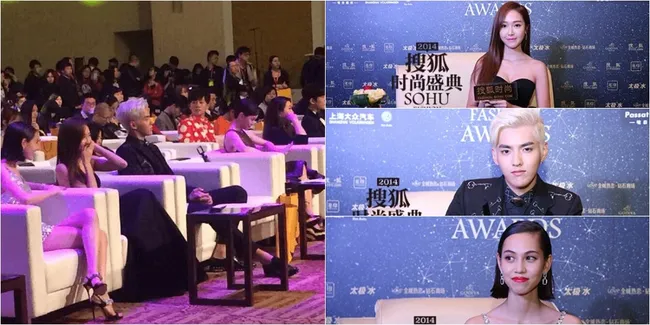 Jessica Eks. SNSD & Kris Wu 'Reunian' di Sohu Fashion Awards