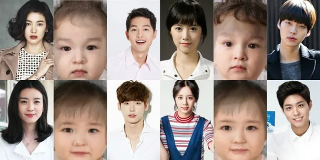 Jika Pasangan Drama Punya Anak, Seperti Ini Lho Wajah Baby Mereka