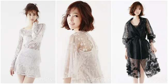 Jin Se Yeon Cantik Dengan Konsep Gaun Transparan