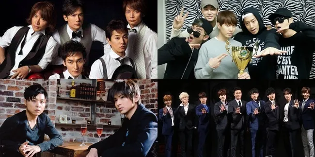 Karir Gemilang 10 Boyband Korea & Jepang Hingga Puluhan Tahun