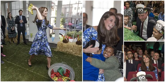 Kate Middleton & Pangeran William Seru-Seruan Saat Kunjungan Amal