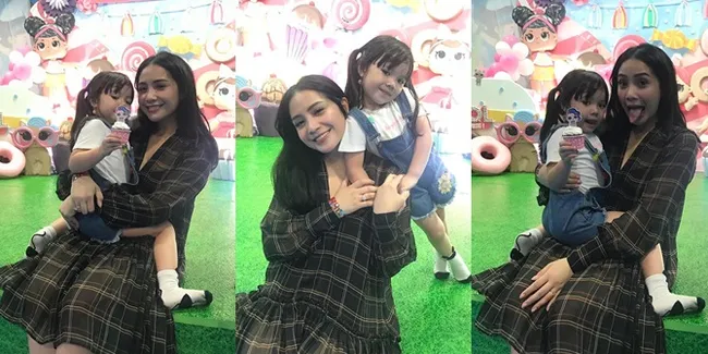 Kedekatan Antara Gempi dan Nagita Slavina, Bak Ibu Anak Kandung