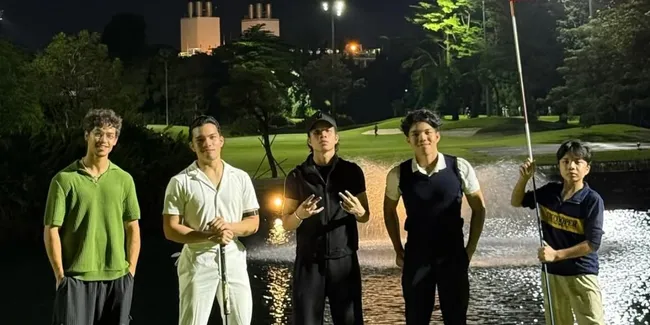 Kedekatan Harris J dengan Keluarga Gen Halilintar, Main Golf Bareng